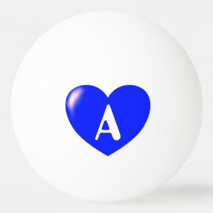 Maßgeschneiderter Monogramm Big Blue Heft Pong Ba Tischtennisball