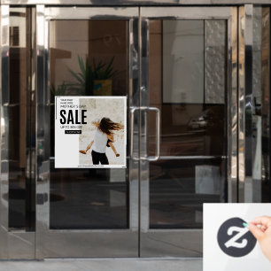 Maßgeschneiderter Muttertag Sale Prozentsatz Rabat Fensteraufkleber