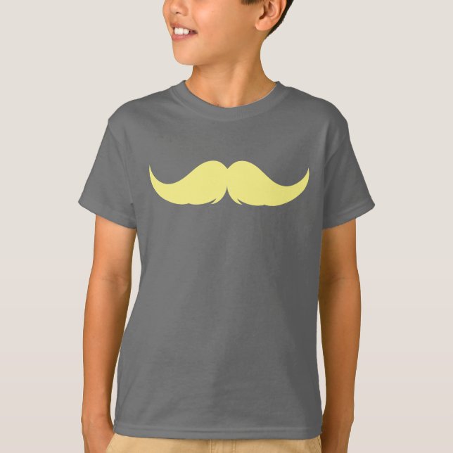 Maßgeschneiderter Petite Handlebar Mustache T-Shirt (Vorderseite)