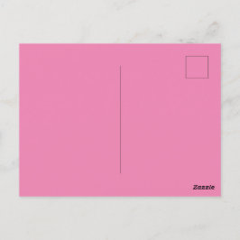 Maßgeschneiderter Pink Picture-Perfect Standard mi Postkarte