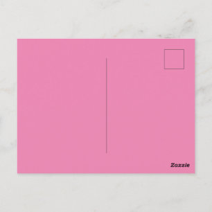 Maßgeschneiderter Pink Picture-Perfect Standard mi Postkarte
