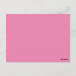 Maßgeschneiderter Pink Picture-Perfect Standard mi Postkarte