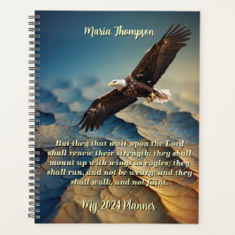 Maßgeschneiderter Planer mit Flügeln als Adler