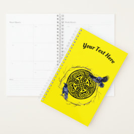 Maßgeschneiderter Planer mit keltischem Design mit