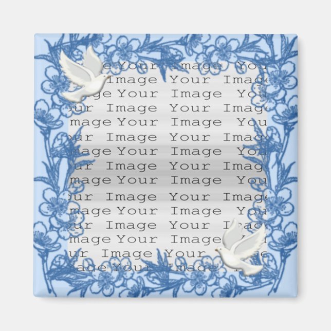 Maßgeschneiderter Platz-Magnet Magnet (Vorne)