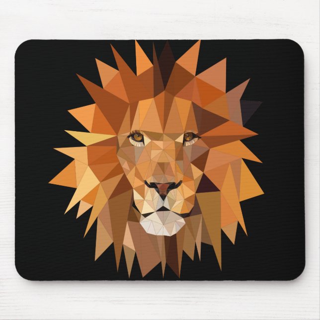 Maßgeschneiderter Polygonzug Mousepad (Vorne)