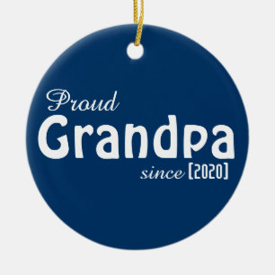 Maßgeschneiderter Proud Opa seit Verzierung! Kera Keramik Ornament