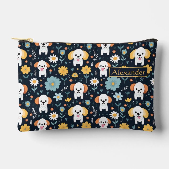 Maßgeschneiderter Puppy-Pencil-Case Zubehörtasche (Vorderseite)