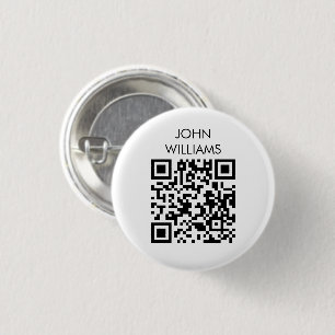 Maßgeschneiderter QR-Code für die Ausstellung Button