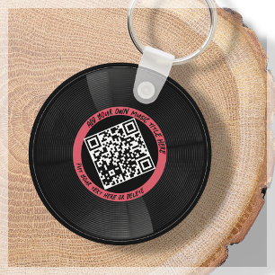 Maßgeschneiderter QR-Code für Musikwerbung   SCHLÜ Schlüsselanhänger