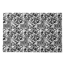 Maßgeschneiderter QR-Code Schwarz/Weiß Abstrakt Ge