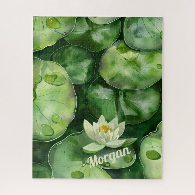 Maßgeschneiderter ruhiger Wasserfarbteich | Lotus  (Vertikal)