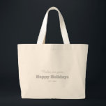 Maßgeschneiderter Text Modernes, trendiges, niedli Jumbo Stoffbeutel<br><div class="desc">Maßgeschneiderte Tasche mit stylishem Text.</div>