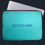 Maßgeschneiderter, türkisfarbener Neopren-Laptop-S Laptopschutzhülle<br><div class="desc">Maßgeschneiderter, türkisfarbener Neopren-Laptop-Sieb, 13 Zoll</div>