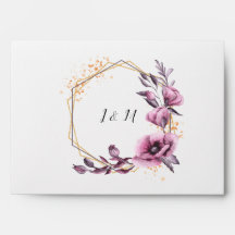 Maßgeschneiderter Umschlag für Hochzeitseinladunge