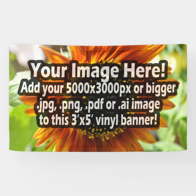 Maßgeschneiderter Vinyl-Banner Vollfarbendruck Banner (Horizontal)