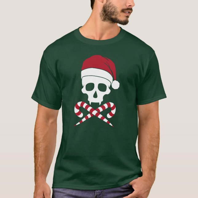 Maßgeschneiderter Weihnachtsmann T-Shirt (Vorderseite)