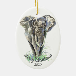 Maßgeschneiderter Weihnachtswasserelementar Keramikornament
