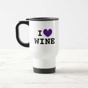Maßgeschneiderter Weinreisetuch mit lila Symbol Reisebecher
