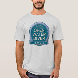 Maßgeschneiderter zertifizierter Open Water Diver T-Shirt