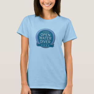 Maßgeschneiderter zertifizierter Open Water Diver T-Shirt
