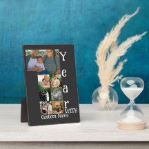 Maßgeschneidertes 1. Hochzeitstag 7 Foto Collage