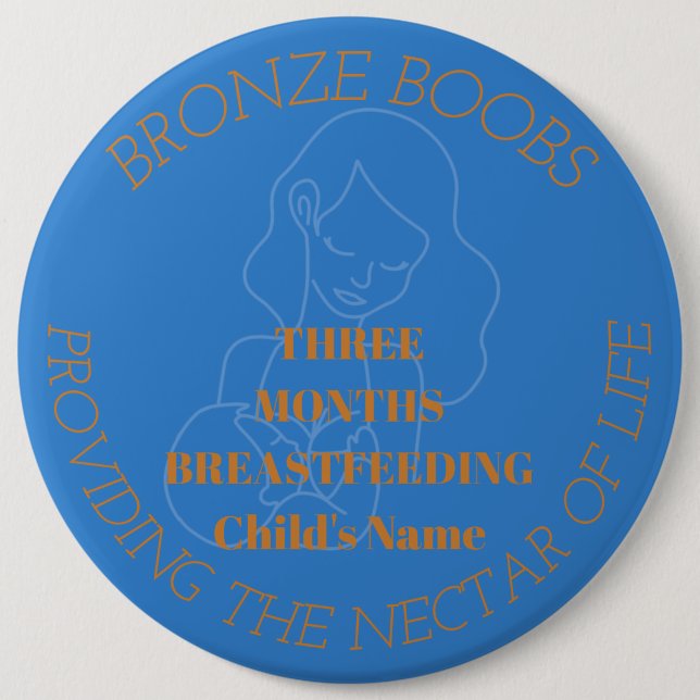 Maßgeschneidertes 3-monatiges Abzeichen Button (Vorderseite)