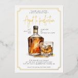 Maßgeschneidertes 40. Geburtstag Whiskey Real Gold Folieneinladung<br><div class="desc">Mit dieser luxuriösen,  individuell gestaltbaren Goldfolie aus dem 40. Jubiläum lädt das Hotel zum Verweilen ein. Ideal für ein stilvolles und elegantes Party. Diese Einladung Set für einen unvergesslichen Abend. Personalisieren Sie es mit Ihren Veranstaltungsdetails und beeindrucken Sie Ihre Gäste mit dieser einzigartigen und stilvollen Einladung.</div>