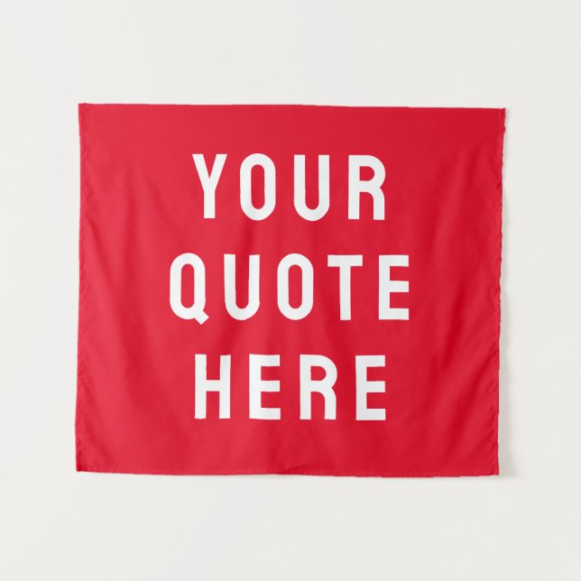 Maßgeschneidertes Angebotsbanner Personalisiert Ih Wandteppich (Vorderseite (Horizontal))