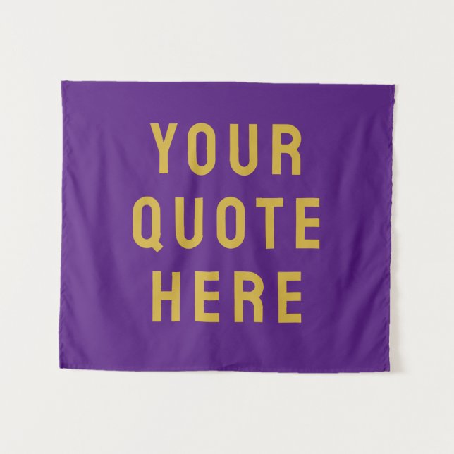 Maßgeschneidertes Angebotsbanner Personalisiert Ih Wandteppich (Vorderseite (Horizontal))
