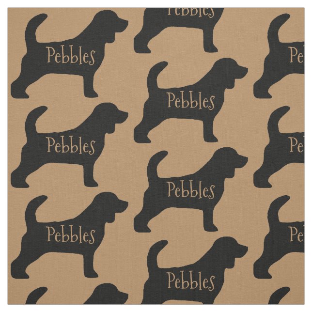 Maßgeschneidertes Beagle-Dog Stoff (Muster)