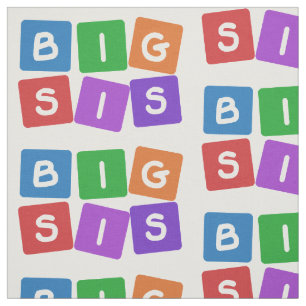 Maßgeschneidertes Big Sis-Gewebe Stoff