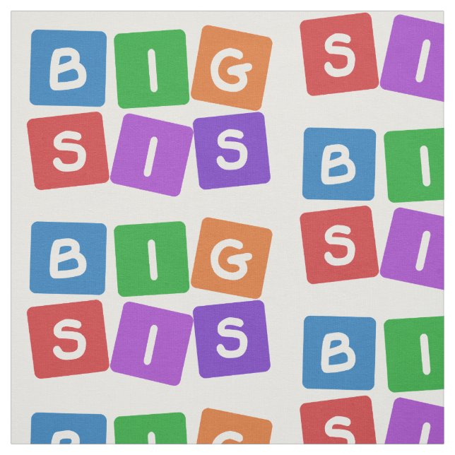 Maßgeschneidertes Big Sis-Gewebe Stoff (Muster)