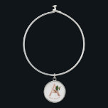 Maßgeschneidertes Blinkbündel mit runder Armlehne Armreif<br><div class="desc">Der Buchstabe A - ein wunderschönes Monogramm,  das in Rose-Gold mit einem exquisiten,  blumengeschmückten und geometrischen Muster in Aquarellfarben beginnt. Ideale Geschenk- und Sake-Idee für Ihre Lieblingsjungfrau. Passen Sie den Namen Ihrer Wahl einfach an.</div>