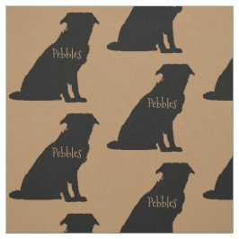 Maßgeschneidertes Border Collie Dog Breed Fabric Stoff