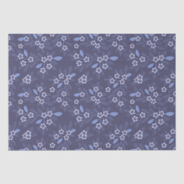 Maßgeschneidertes botanisches Blumenmuster Tissue Seidenpapier