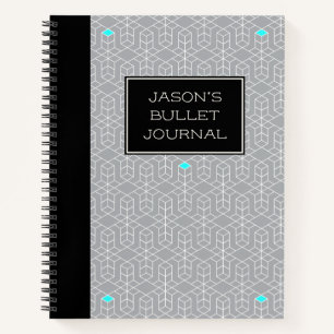 Maßgeschneidertes Bullet Journal für Schwarz und G Notizbuch