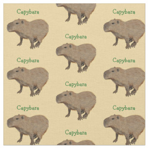 Maßgeschneidertes Capybara-Gewebe Stoff