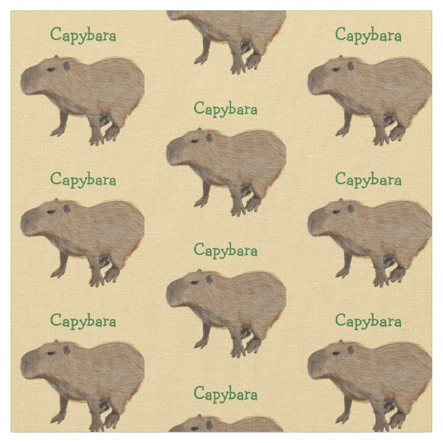Maßgeschneidertes Capybara-Gewebe Stoff (Nahaufnahme)