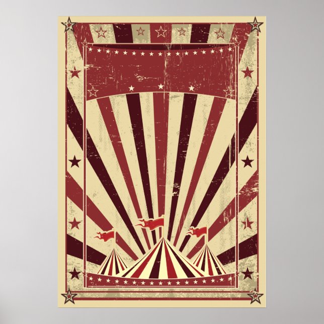 Maßgeschneidertes Circus Poster (Vorne)
