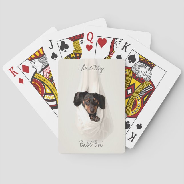 Maßgeschneidertes Dog-Cat-Notebook Spielkarten (Rückseite)