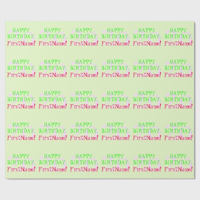 Maßgeschneidertes, einfaches Wrapping Paper zum 20 Geschenkpapier (Flach)