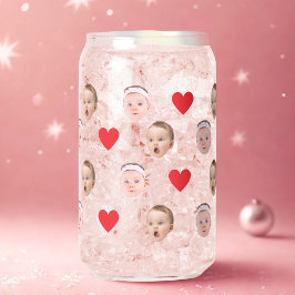 Maßgeschneidertes Foto, Baby Geschenk Bierglasse Dosenglas