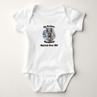 Maßgeschneidertes Foto Big Brother Hunde Baby Body Strampler