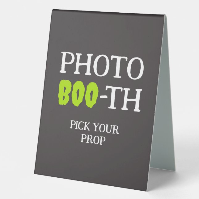 Maßgeschneidertes Foto BOO-th Tischaufsteller (Vorderseite)