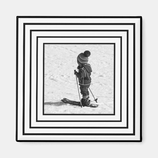 Maßgeschneidertes Foto Frame Magnet (Vorne)