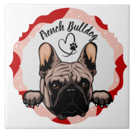Maßgeschneidertes Foto für Bulldog Fliese