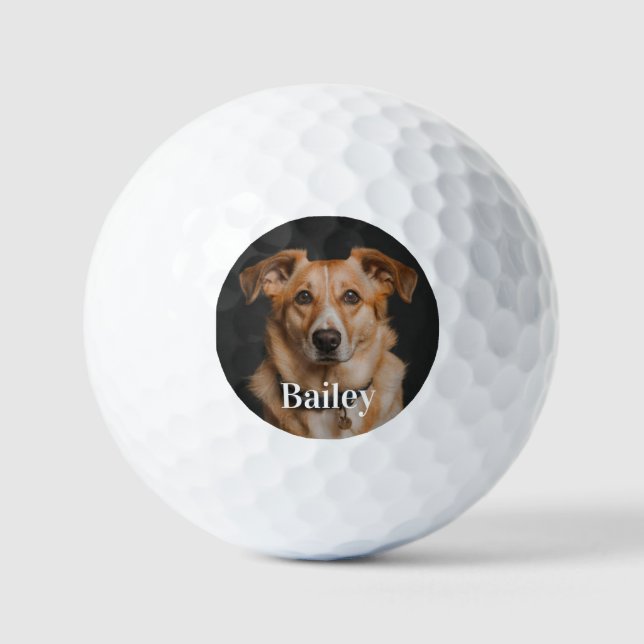 Maßgeschneidertes Foto für Haustiere, modernes per Golfball (Vorderseite)