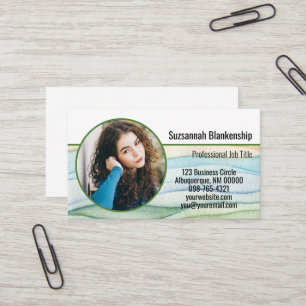Maßgeschneidertes Foto für kleine Unternehmen Visitenkarte