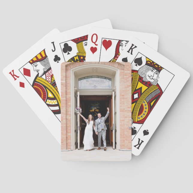 Maßgeschneidertes Foto-Kartendeck Spielkarten (Rückseite)